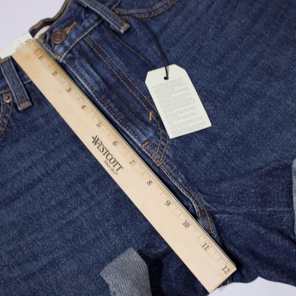 NWT $69.50 Levi's Premium Rolled '80s Mom Shorts Dark Wash Women Size 26 (B5) - Picture 16 of 16